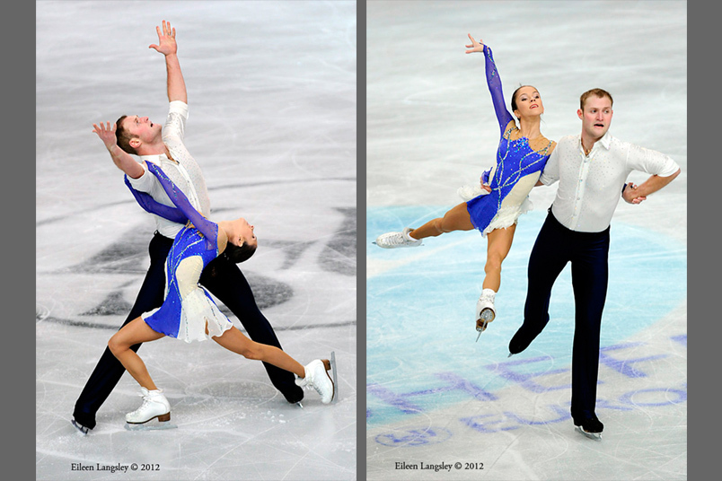 Vera Bazarova and Yuri Larionov