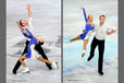 Vera Bazarova and Yuri Larionov (Russia) competing the Pairs event at the 2012 European Figure Skating Championships at the Motorpoint Arena in Sheffield UK January 23rd to 29th.