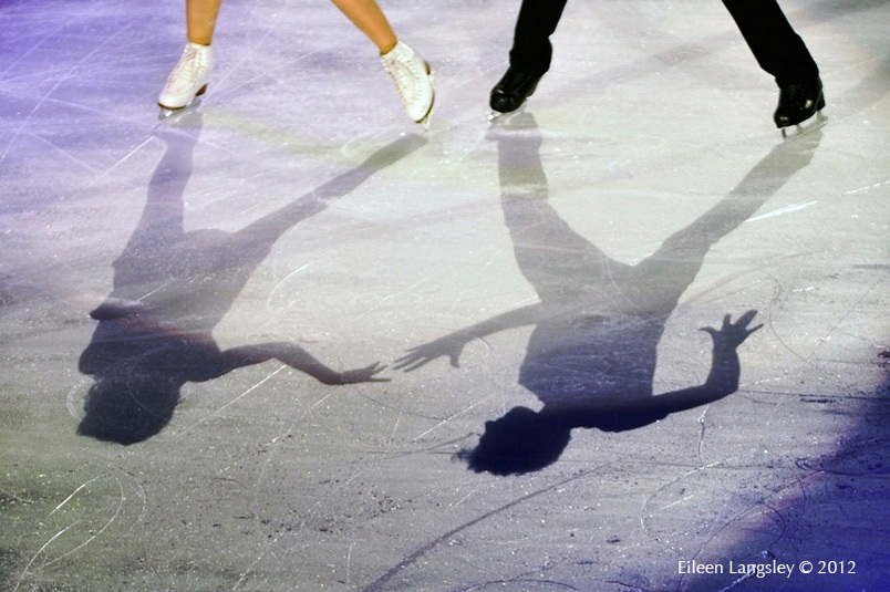 Shadows on the ice