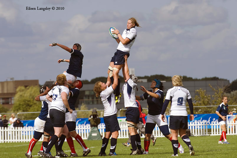 Scotland wins the lineout