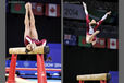 Hannah Whelan (England) competing on Beam at the Gymnastics competition of the 2014 Glasgow Commonwealth Games.