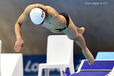 China's Zhao Xueming leaves the starting block at the start of the 100 metres SB 8 race during the swimming competition at the London 2012 Paralympic Games.