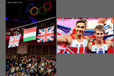 Louis Smith and Max Whitlock (Great Britain) win the silver and bronze medals in the Pommel Horse final at the 2012 London Olympic Games.