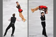 Stefania Burton and Ondrej Hotarek (Italy) competing in the Pairs event at the 2012 ISU Grand Prix Trophy Eric Bompard at the Palais Omnisports Bercy, Paris France.