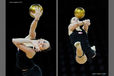 Daria Kondakova (Russia) during training with Ball at the World Rhythmic Gymnastics Championships in Montpellier.