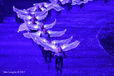 Cycling Doves of Peace during the Opening Ceremony at the London 2012 Olympic Games.