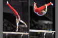 Yusuke Saito (Japan) competing on the Parallel Bars at the 2012 FIG World Cup in the Emirates Arena Glasgow December 8th