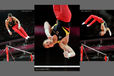 Philip Boy, Fabian Hambuechen and Marcel Nguyen (Germany) competing on High Bar during the Artistic Gymnastics competition of the London 2012 Olympic Games.