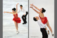 Anna Cappellini and Luca Lanotte (Italy) competing in the Dance event at the 2012 ISU Grand Prix Trophy Eric Bompard at the Palais Omnisports Bercy, Paris France.
