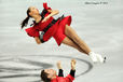 Lubov Bakirova and Mikalai Kamianchuk (Belarus)competing the Pairs event at the 2012 European Figure Skating Championships at the Motorpoint Arena in Sheffield UK January 23rd to 29th.