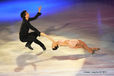 Meagan Duhamel and Eric Radford (Canada) performing in the Exhibition Gala at the 2012 ISU Grand Prix Trophy Eric Bompard at the Palais Omnisports Bercy, Paris France.
