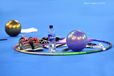 A generic image taken at training for the Rhythmic Gymnastics competitions at the 2014 Glasgow Commonwealth Games (gold Canada