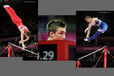 Sam Oldham (Great Britain) competing on High Bar at the Gymnastics competition of the London 2012 Olympic Games.