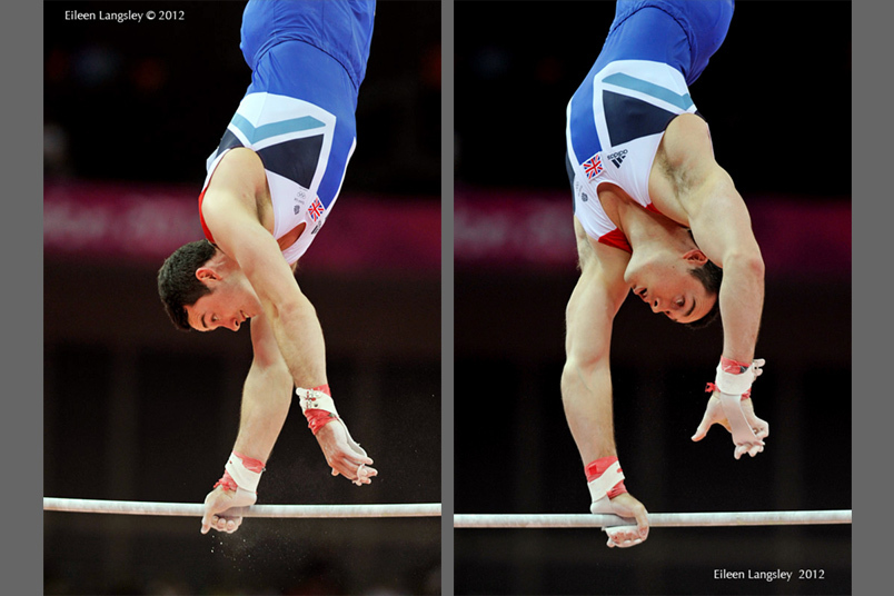 Kristian Thomas on high bar