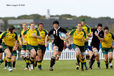 Action from the New Zealand versus Australia match at the 2010 Women's World Cup Rugby at Surrey Sports Park August 24th.