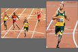 Oscar Pistorius (South Africa) comes in second in the final of the 200 metres T44 event then comes back to win the gold in the 400 metres in the Athletic competition at the London 2012 Paralympic Games.