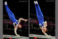 Daniel Purvis (Great Britain) competing on Parallel Bars during the Artistic Gymnastics competition of the London 2012 Olympic Games.