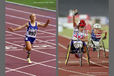 Different outcomes.