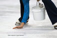 A generic image of the hand of a volunteer at the Pacific Coliseum helping with ice resurfacing at the 2010 Winter Olympic Games in Vancouver.