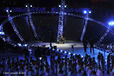 Professor Stephen Hawkings speaks during the Opening Ceremony of the London 2102 Paralympic Games.