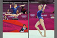 Victoria Komova (Russia) competes on floor exercise during the women's team competition at the 2012 London Olympic Games.
