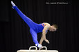 Sam Hunter (Great Britain) competing on Pommel Horse at the 2010 European Gymnastics Championships in Birmingham.