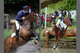 A wetting at the Chatsworth Horse Trials