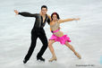 Louise Walden and Owen Edwards (Great Britain) competing in the Danceevent at the 2012 European Figure Skating Championships at the Motorpoint Arena in Sheffield UK January 23rd to 29th.