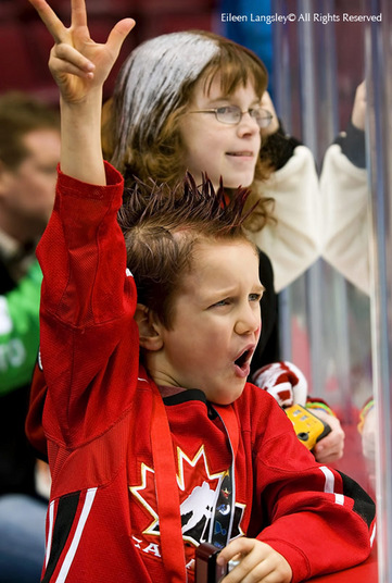 Cheering on the women